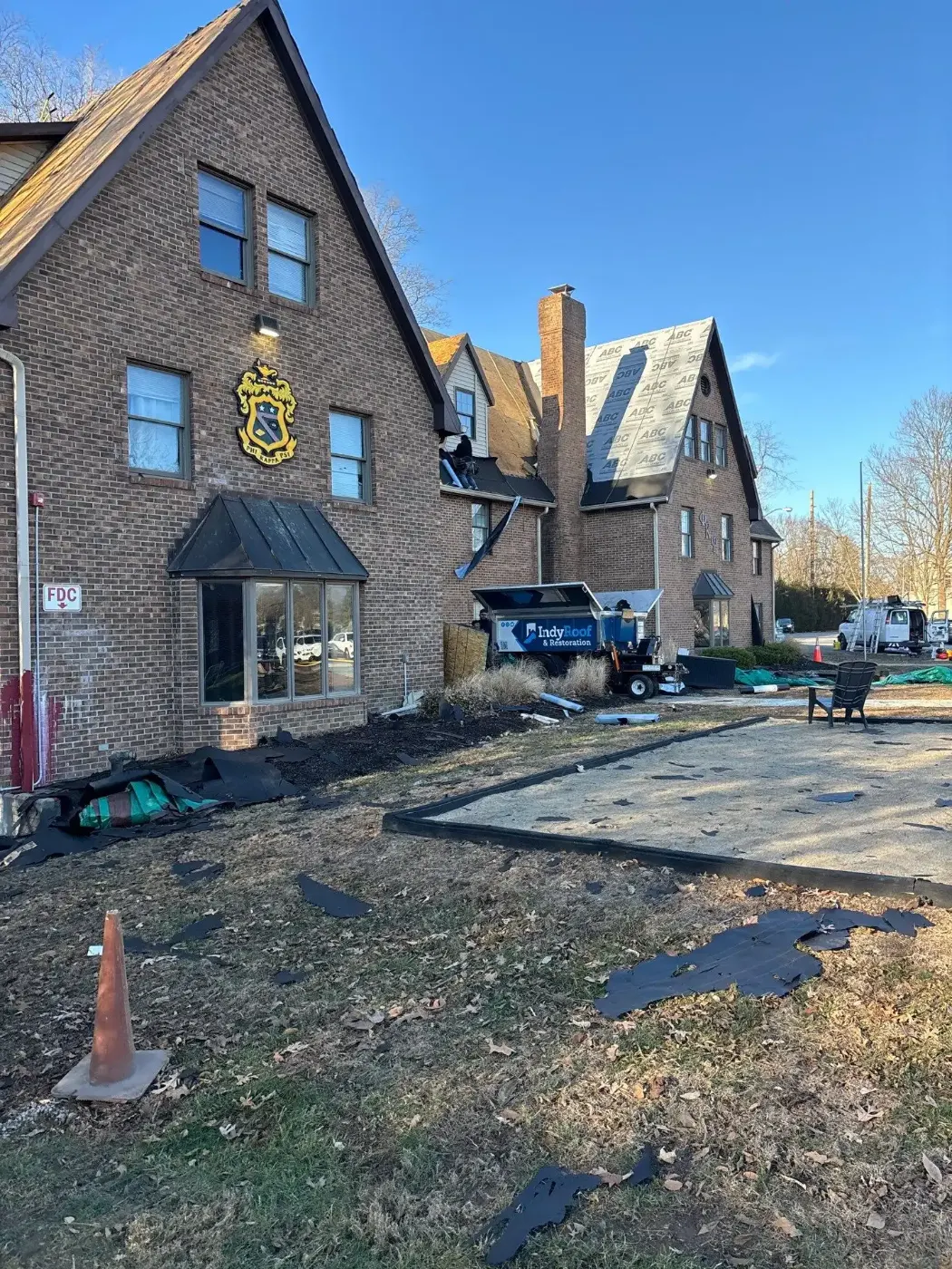 Membrane repair completed in Trader's Point