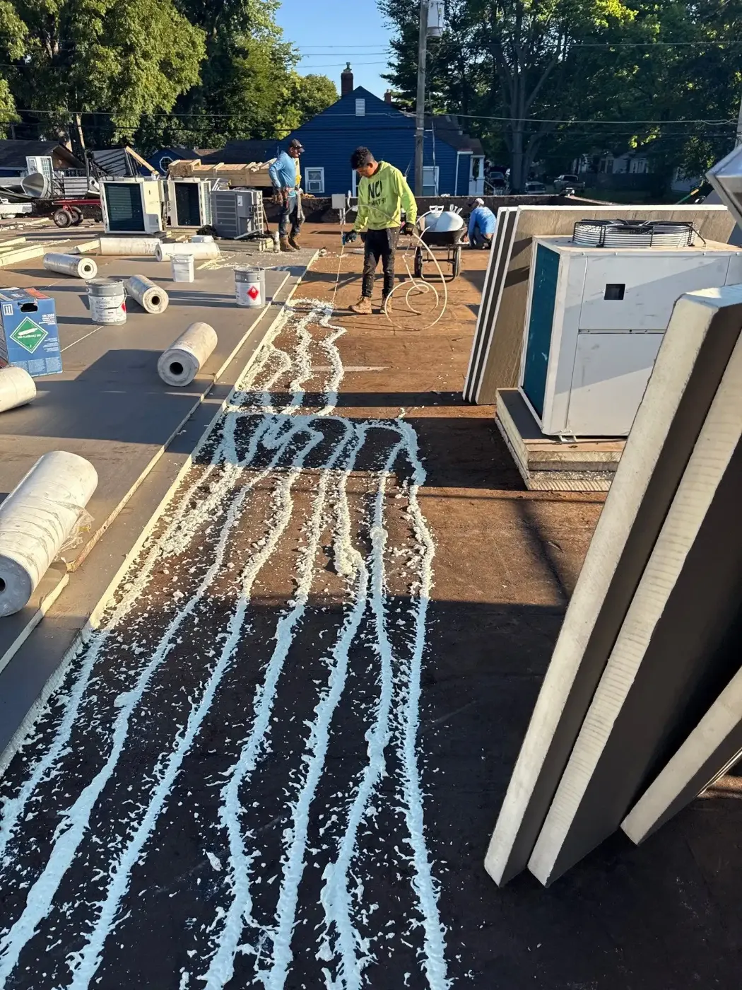 Membrane repair completed in Trader's Point